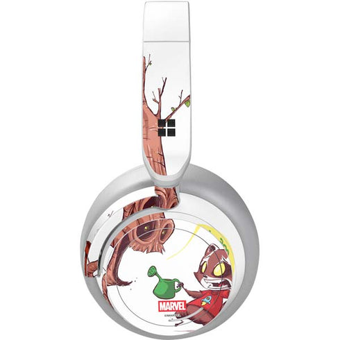 Marvel Rocket Raccoon and Groot Tall Tails Surface Headphones Skin
